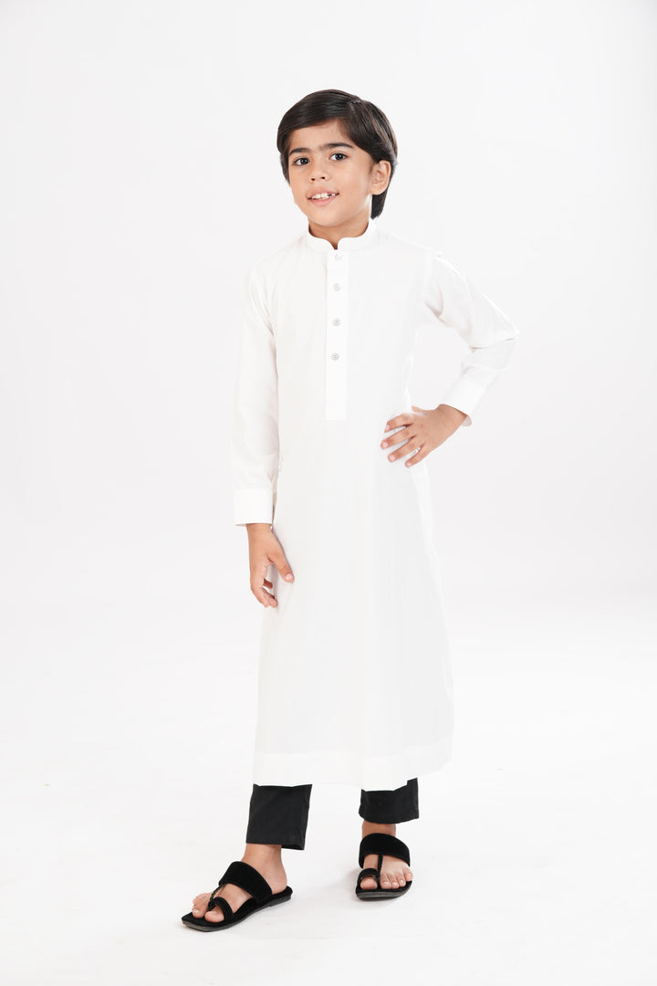Blended White Jubba - Jiah