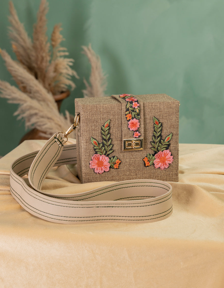 Brown Handbag - J. Junaid Jamshed