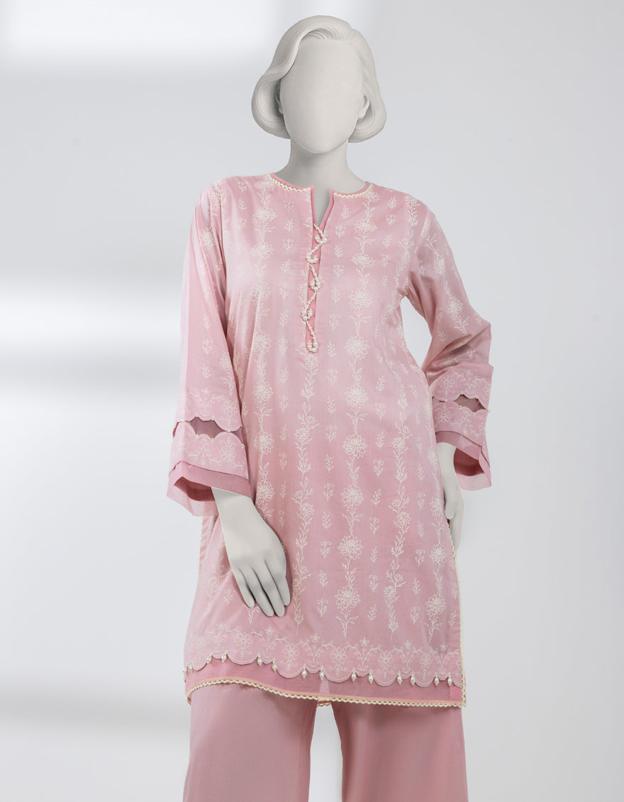 Lawn Sea Green Unstitched Suit - J. Junaid Jamshed