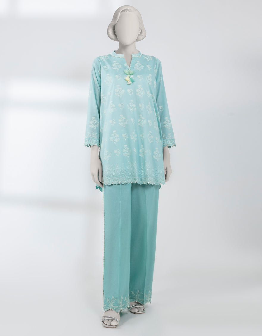 Lawn Pink Unstitched Suit - J. Junaid Jamshed