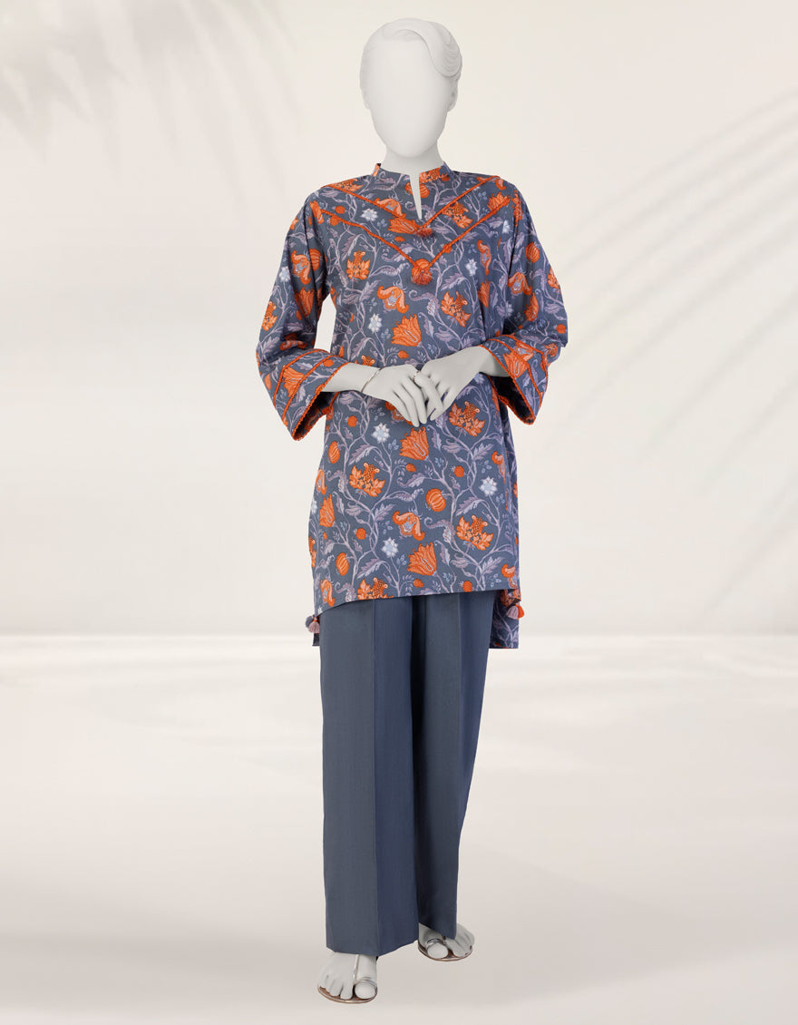 Liminal Grey Unstitched Suit - J. Junaid Jamshed