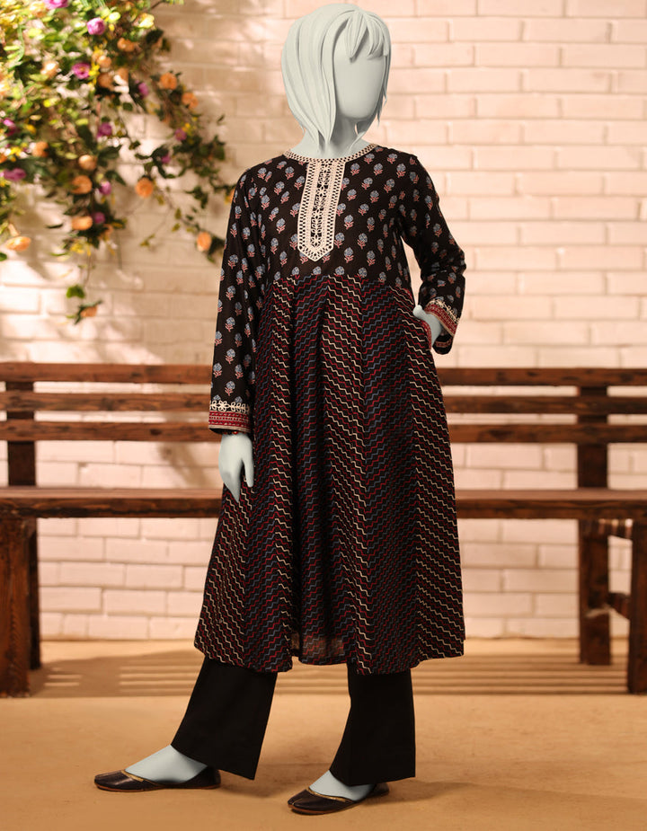 Lawn Black Kurti - J. Junaid Jamshed