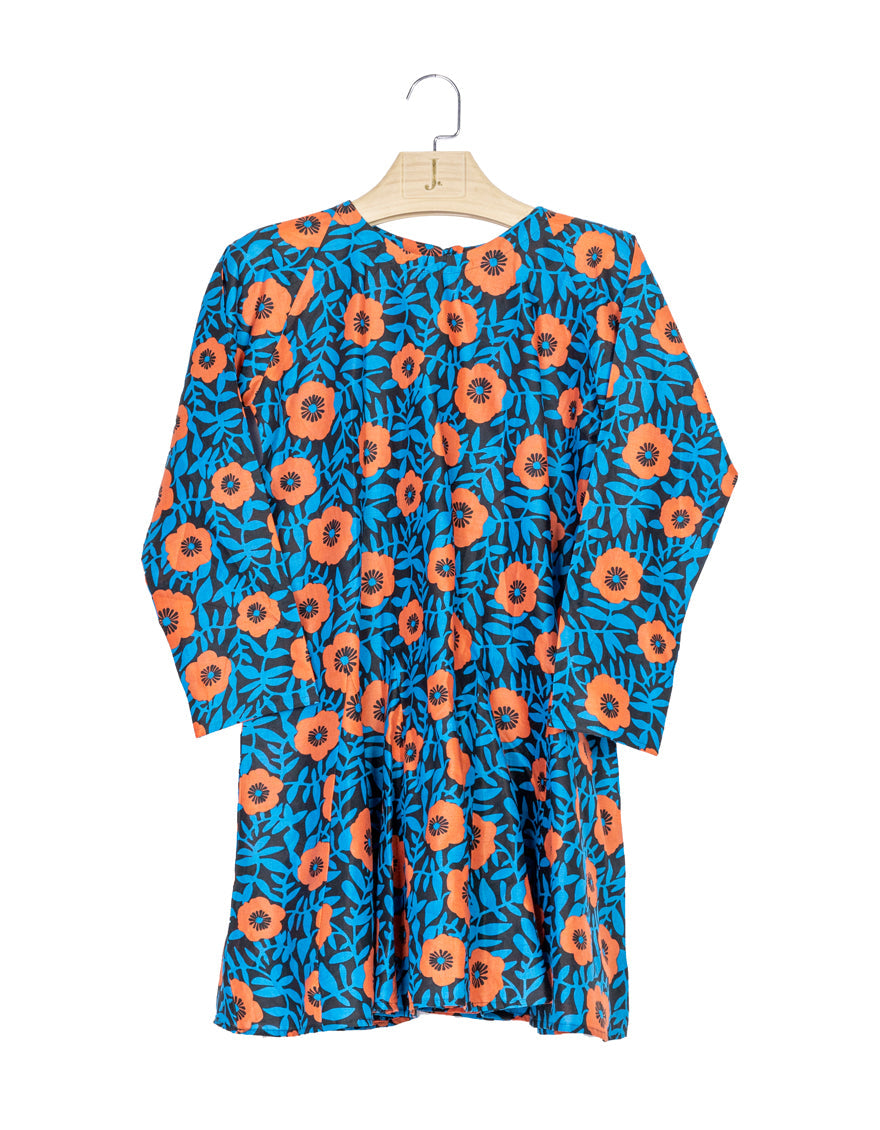 Lawn Blue Kurti - J. Junaid Jamshed