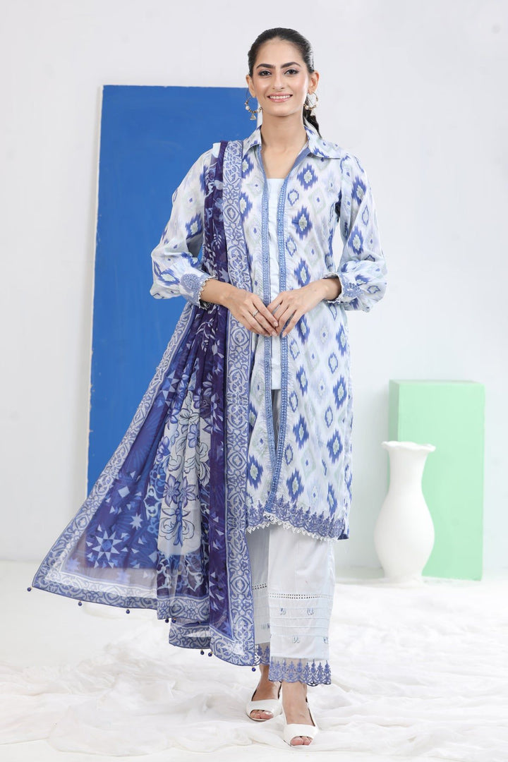 Design 11A - Maria B Luxury Lawn 3 Piece Suit