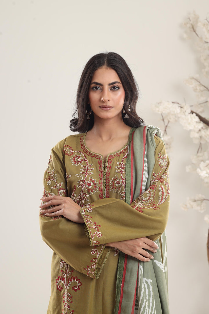 Peridot-5A - Coco by Zara Shahjahan Winter Stitched