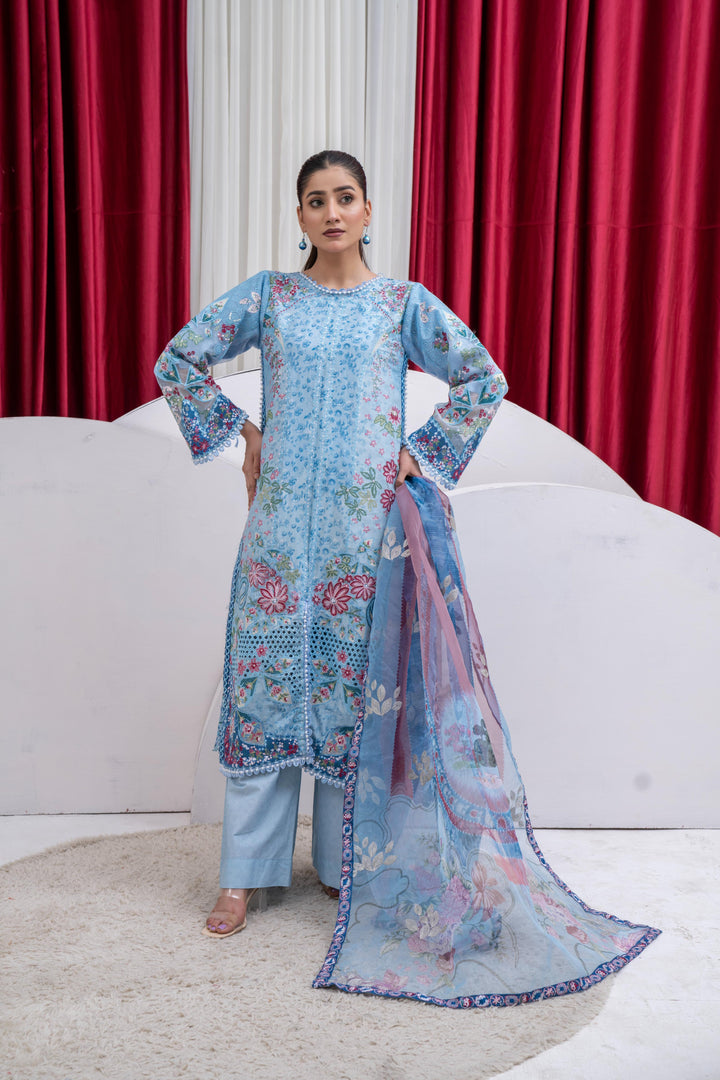 Presta - Afrozeh Luxury Lawn Stitched