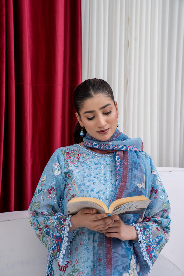 Presta - Afrozeh Luxury Lawn Stitched
