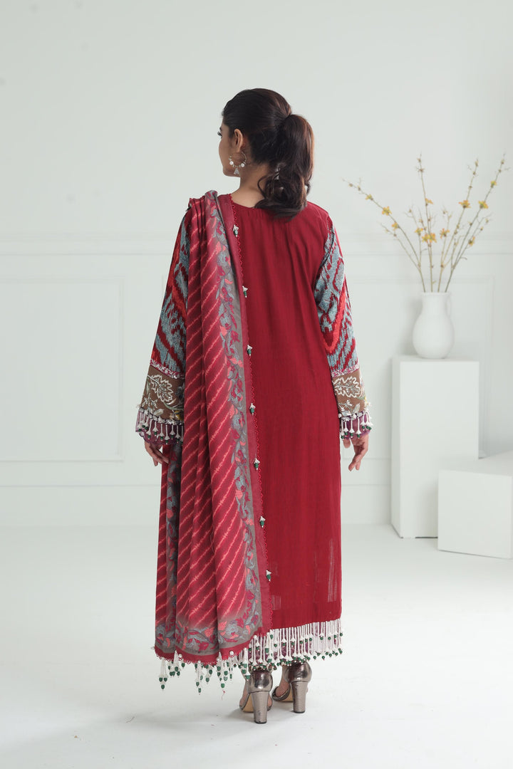 Design 7A - Sana Safinaz Winter Luxury Stitched Collection