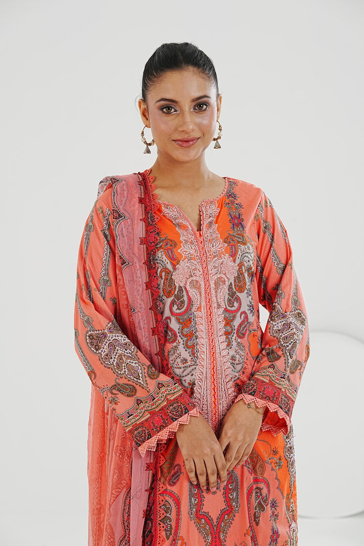 Design 4A - Sobia Nazir Basic Stitched