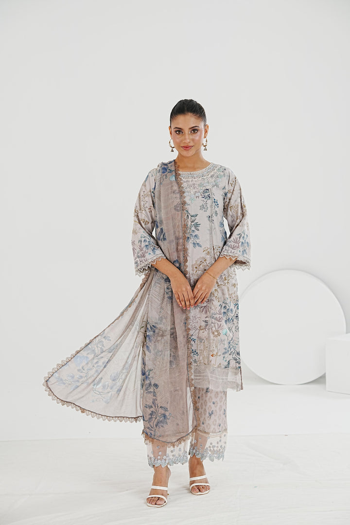 Design 6B - Sobia Nazir Basic Stitched