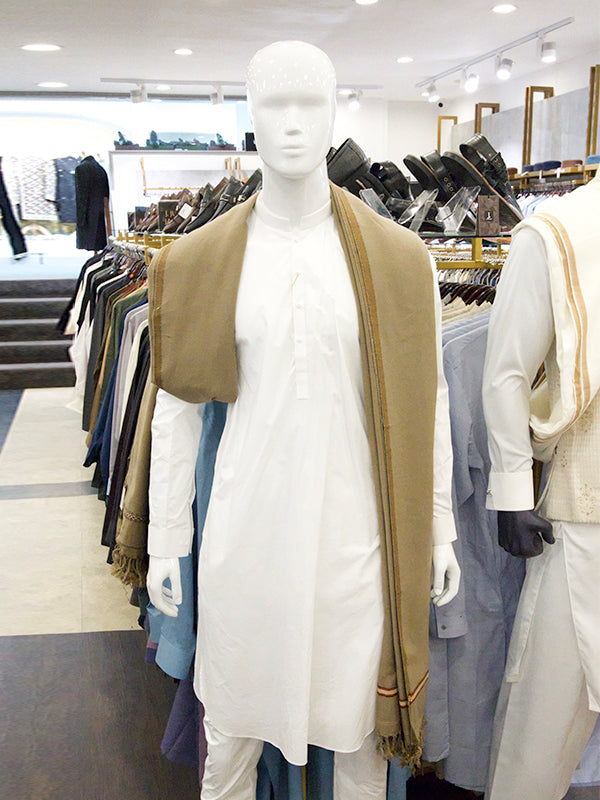 Dhussa Wool Brown Shawl - Jiah