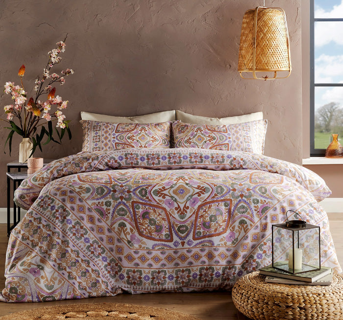 Vantona Boutique Kizzi Mandala Duvet Cover Set - Multi
