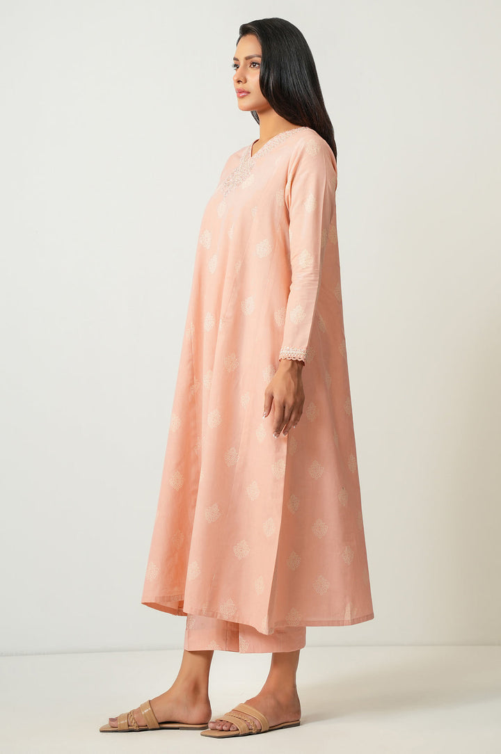 Cambric Pink Stitched Suit - Zeen