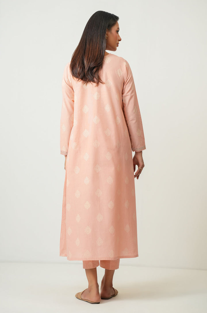 Cambric Pink Stitched Suit - Zeen