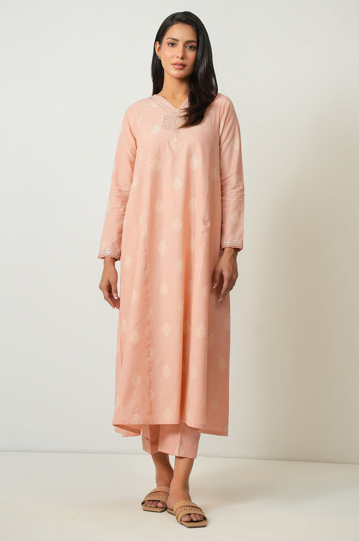 Cambric Pink Stitched Suit - Zeen