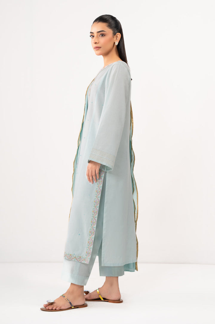 Cambric Light Blue Stitched Suit - Zeen