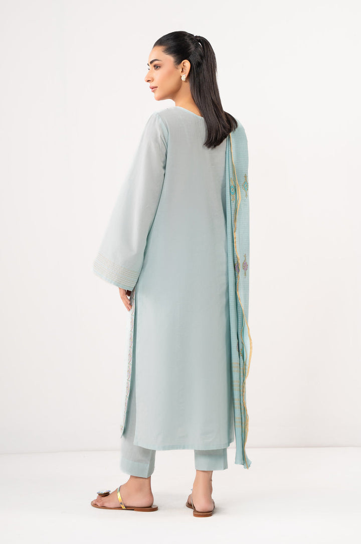 Cambric Light Blue Stitched Suit - Zeen