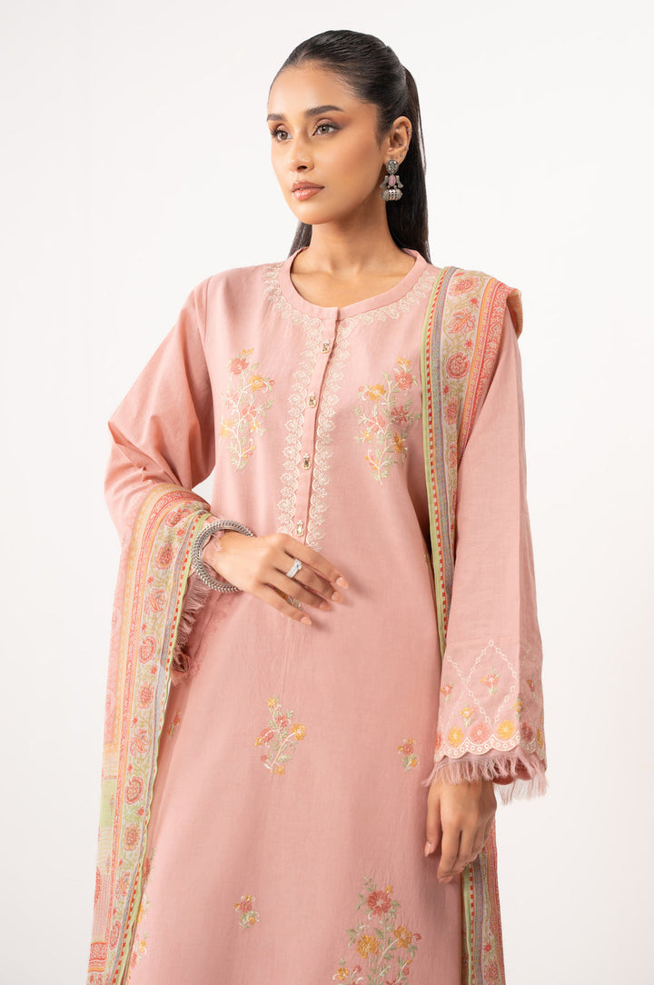 Cambric Pink Stitched Suit - Zeen