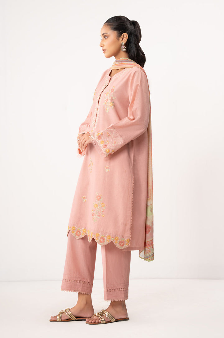 Cambric Pink Stitched Suit - Zeen