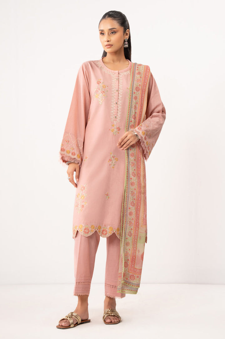 Cambric Pink Stitched Suit - Zeen