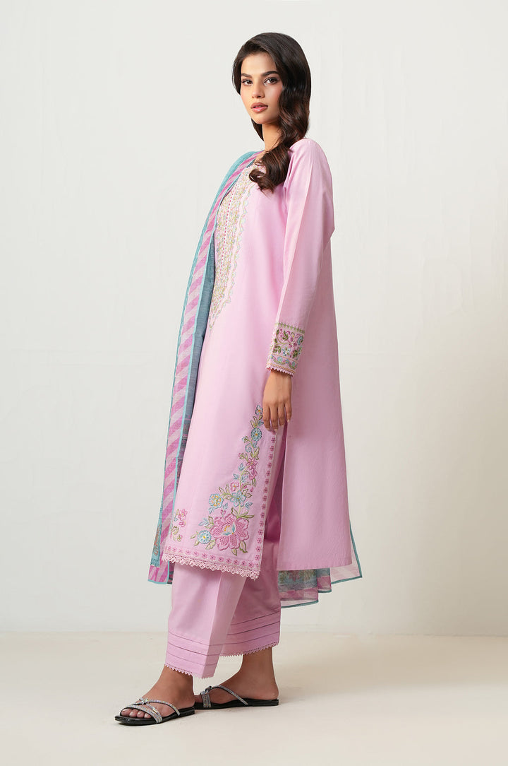 Cambric Pink Stitched Suit - Zeen