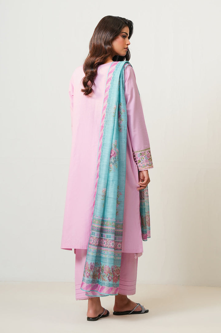 Cambric Pink Stitched Suit - Zeen