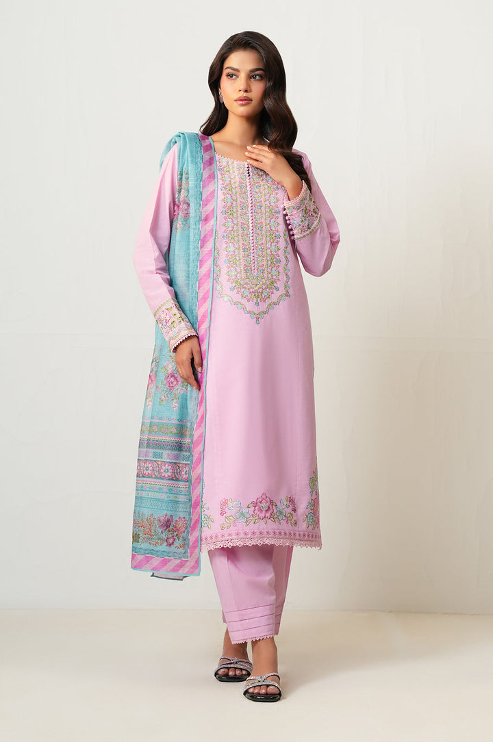 Cambric Pink Stitched Suit - Zeen