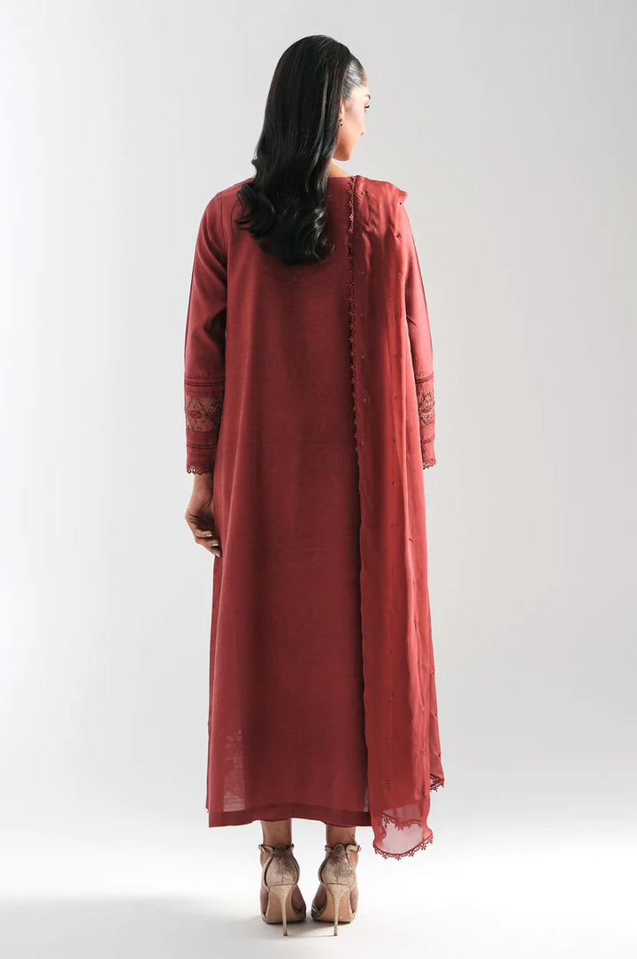 Embroidered Suit Cranberry Stitched Suit - Zeen
