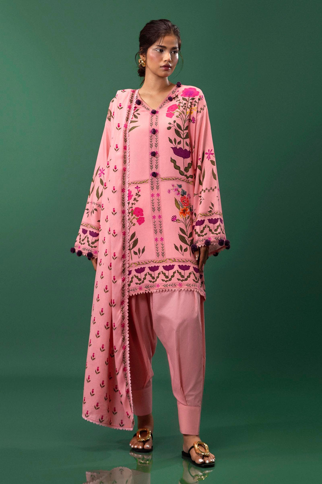 Design 1A - Sana Safinaz Mahay Vol1 Unstitched