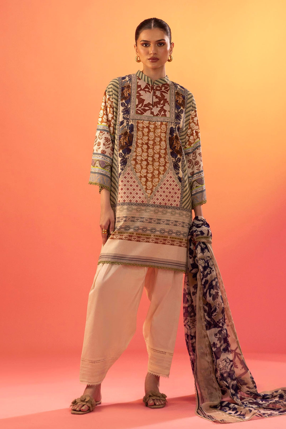 Design 6A Sana Safinaz Mahay Unstitiched