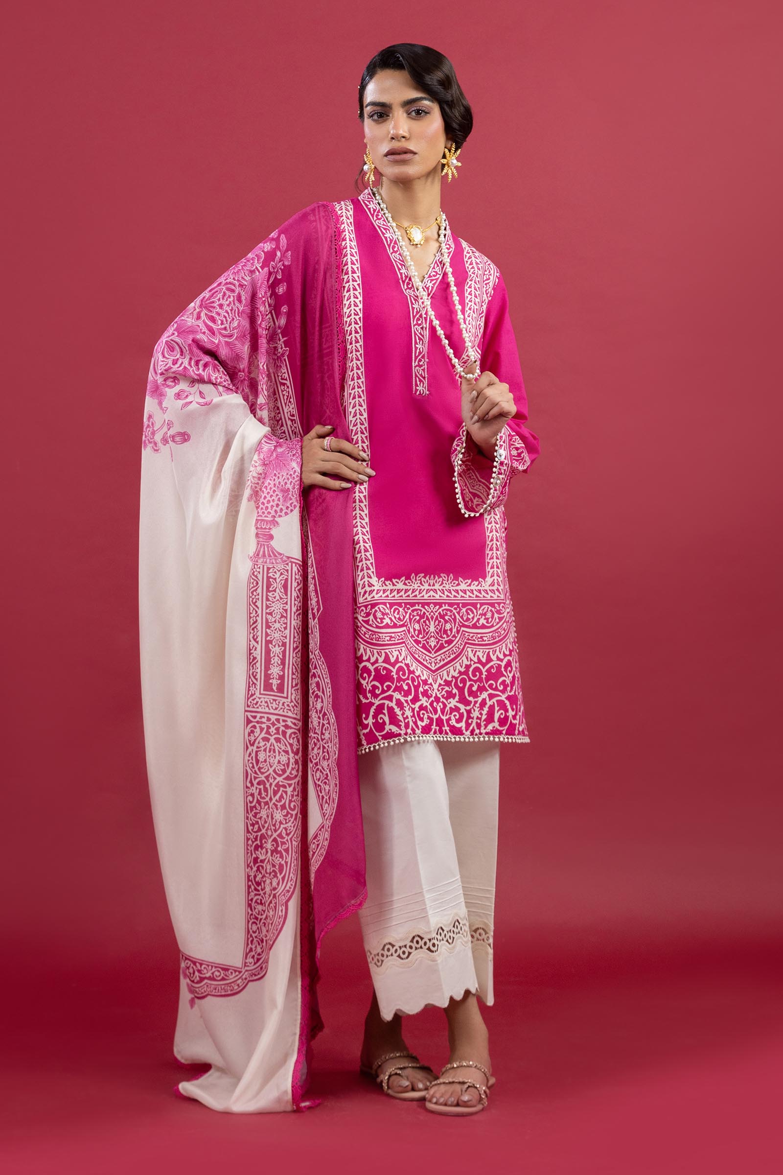 Design 8A - Sana Safinaz Mahay Stitched – Janan