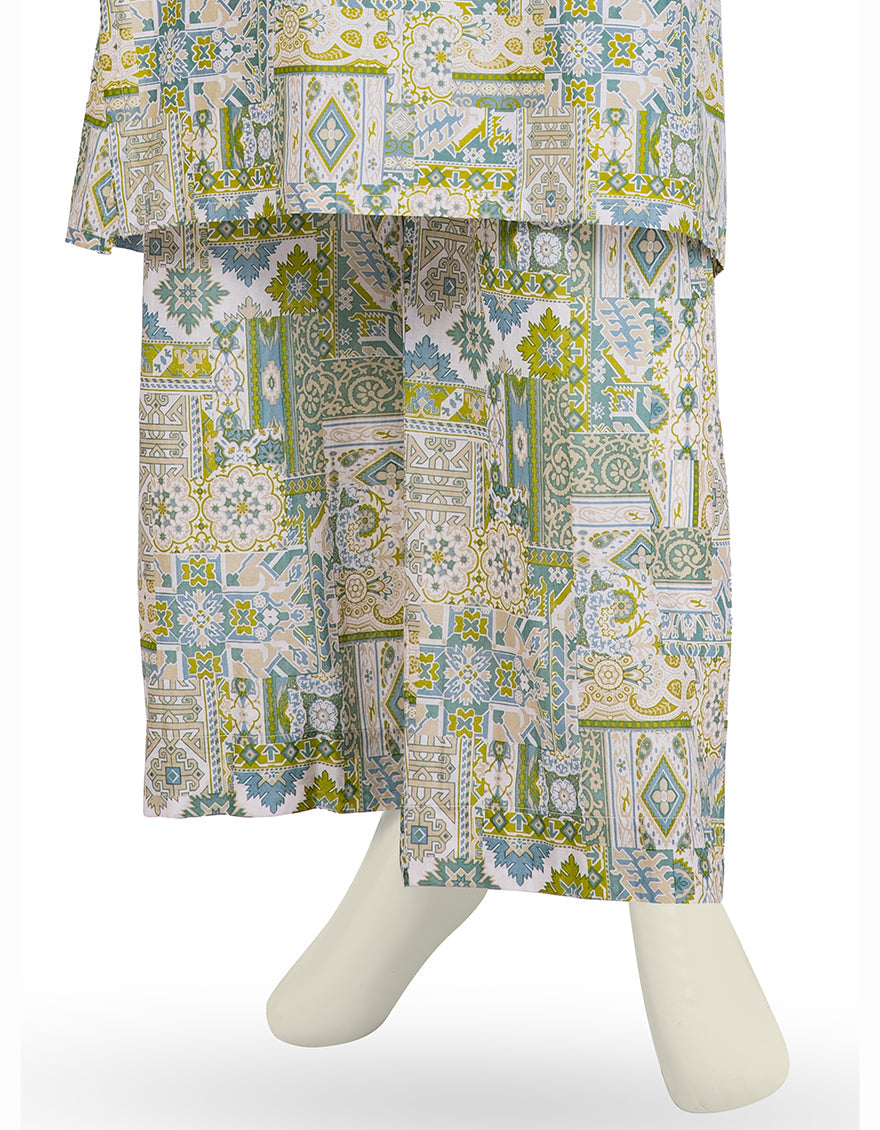 Lawn Multicolor Trouser - J. Junaid Jamshed