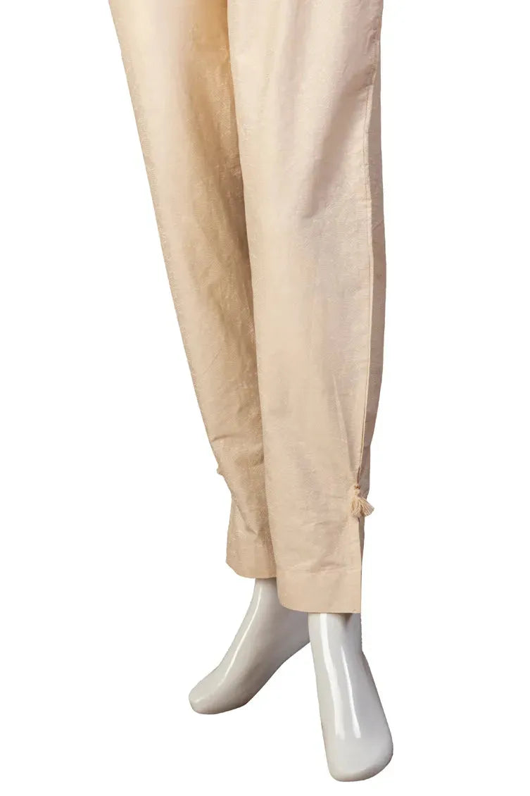 Lawn Beige Trouser - J. Junaid Jamshed