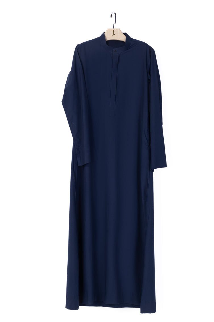 Blended Navy Blue Jubba - J. Junaid Jamshed