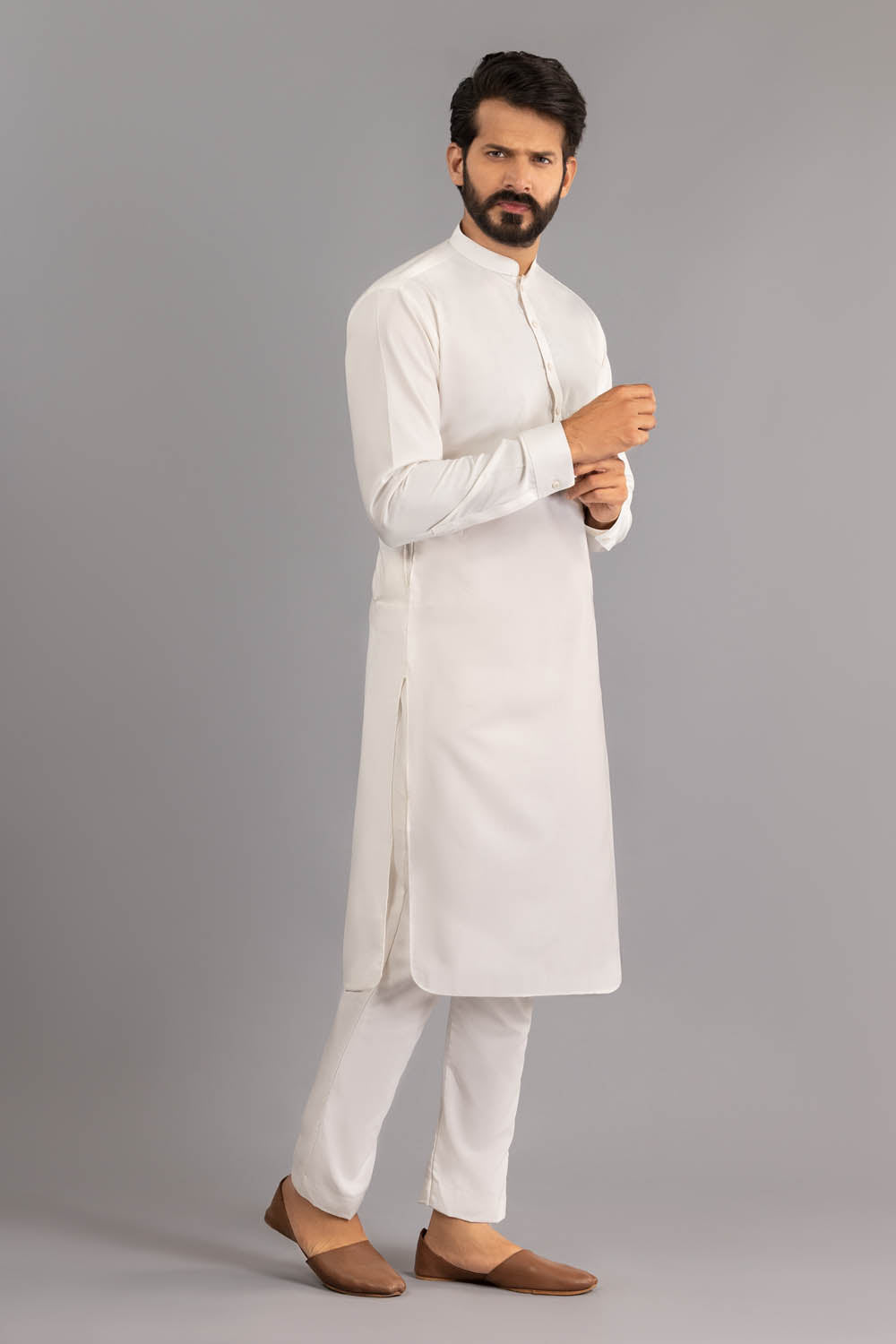 Off White Kameez Trouser - Gul Ahmed
