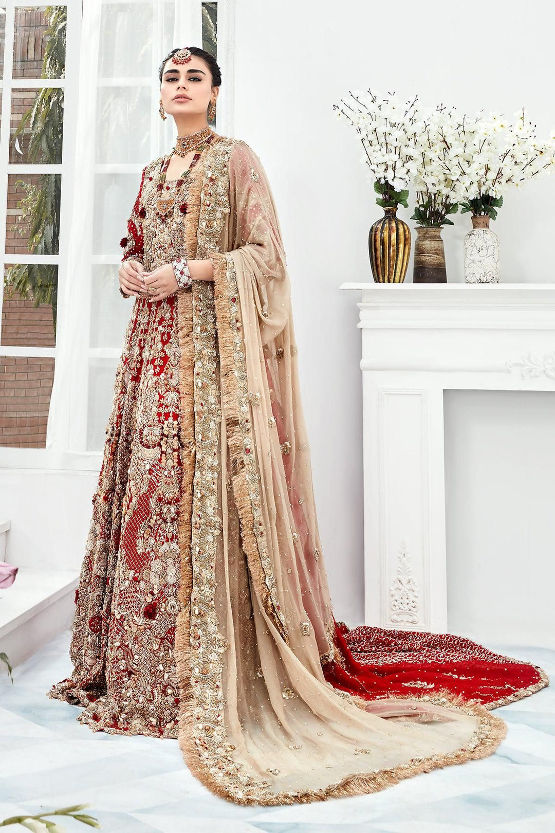 Red Trail Gown