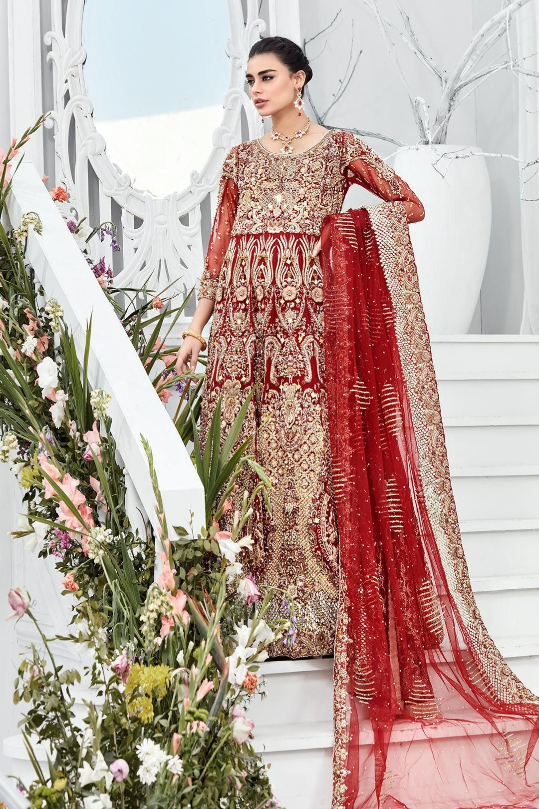 Rusty Red Gown