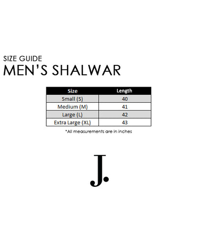 Black Men's Shalwar - Junaid Jamshed