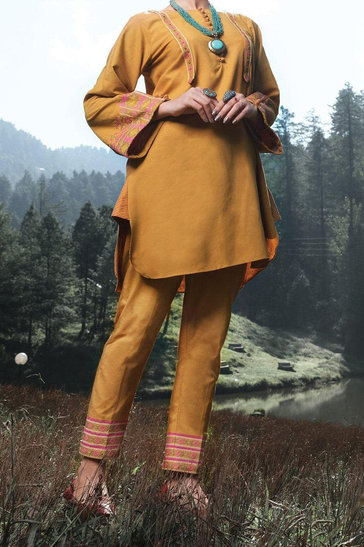 Mustard Karandi Kurta - Almirah Winter