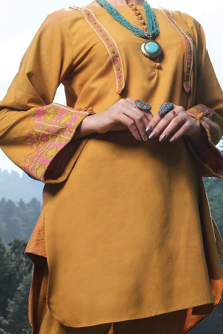 Mustard Karandi Kurta - Almirah Winter