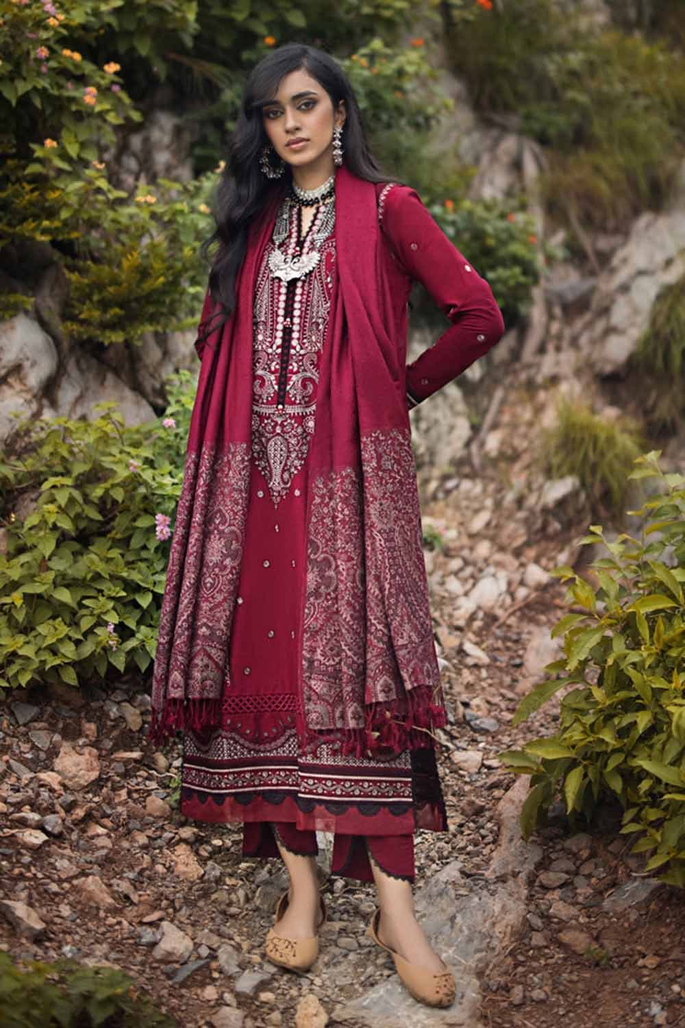 Gul ahmed cheap khaddar suit