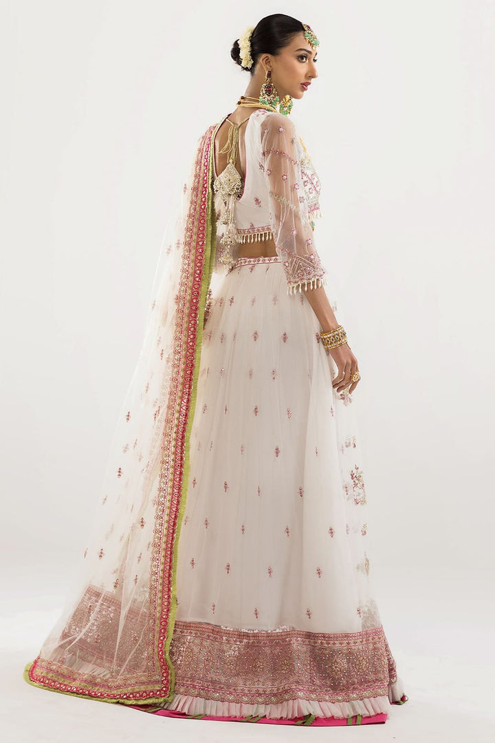 Net Off White 3 Piece Suit - Lawn