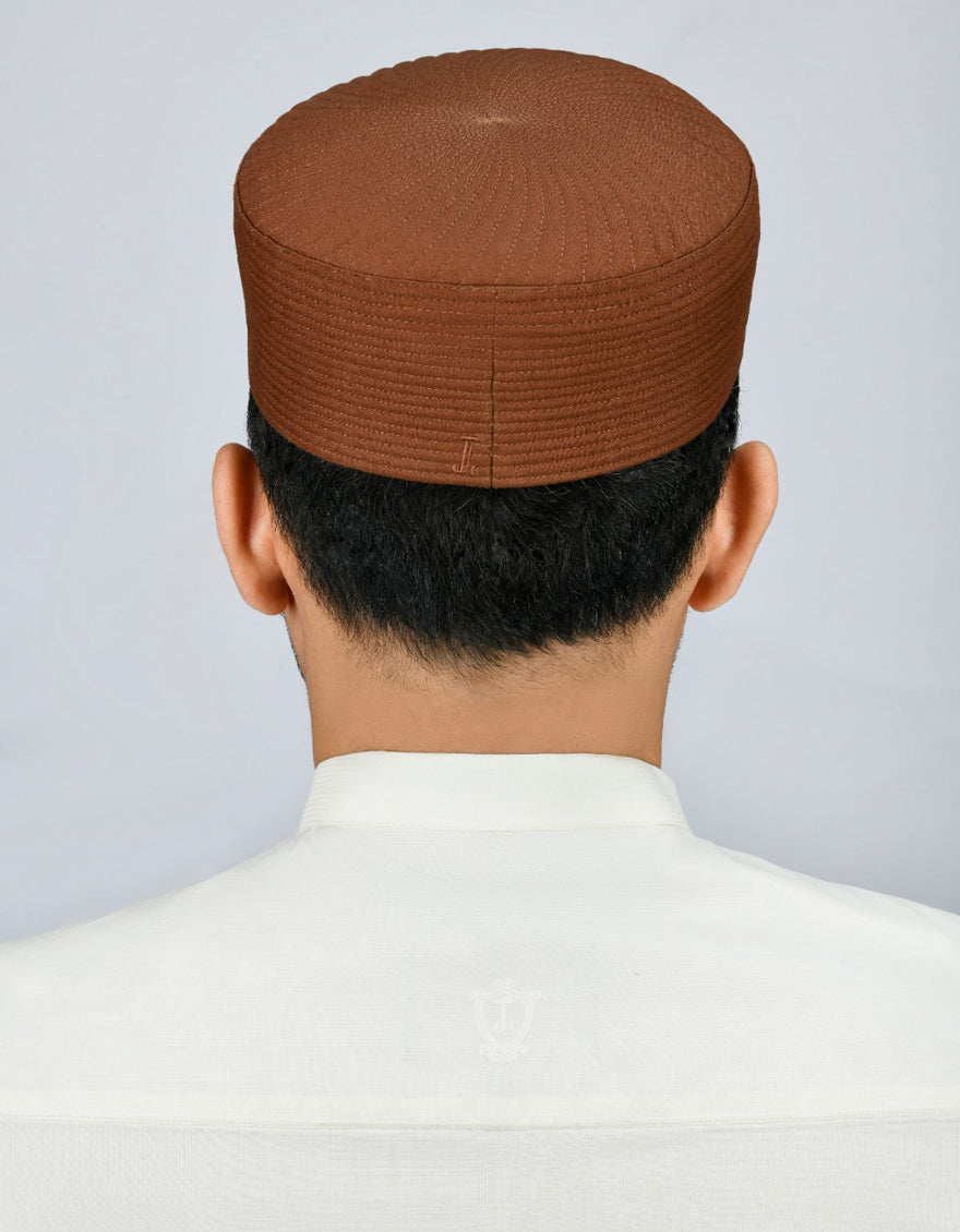 Blended Brown Cap - J. Junaid Jamshed
