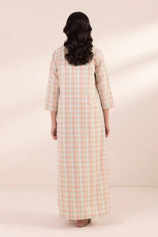 Yarn Dyed Pink Stitched Suit - Sapphire