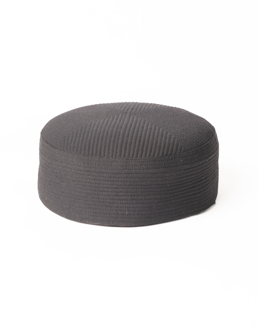 Blended Black Cap Suit - J. Junaid Jamshed