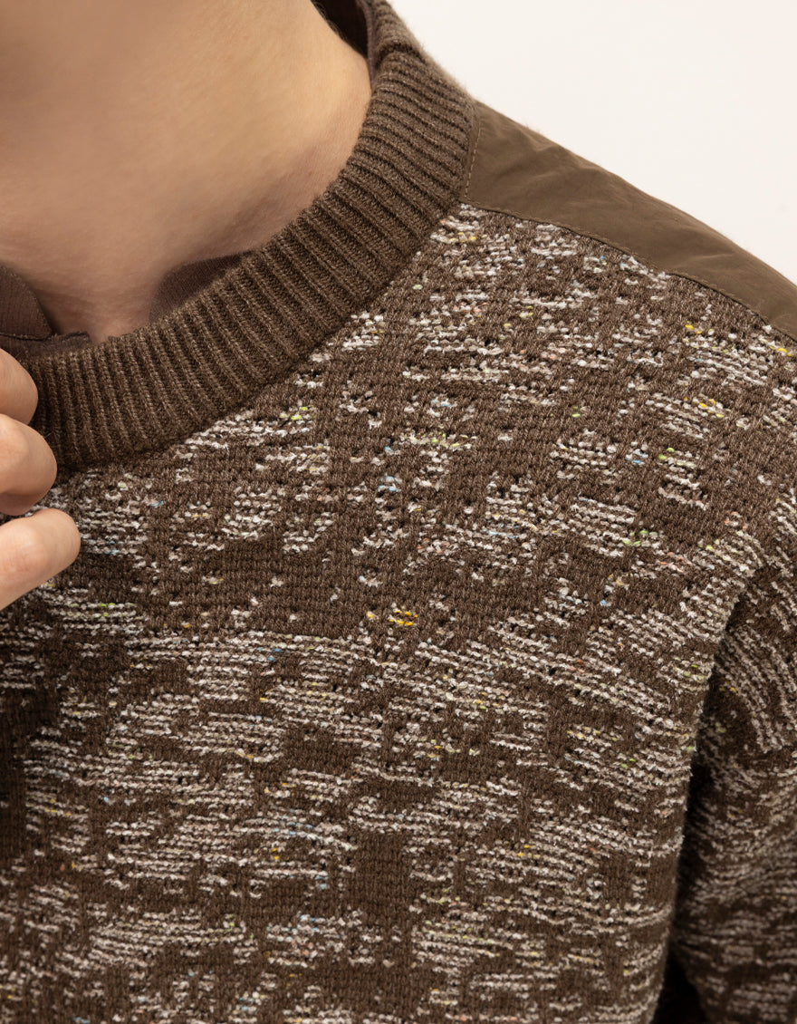 SEDNA A - OLIVE CREW SWEATER - J. Junaid Jamshed