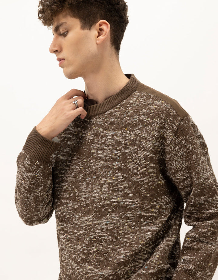 SEDNA A - OLIVE CREW SWEATER - J. Junaid Jamshed