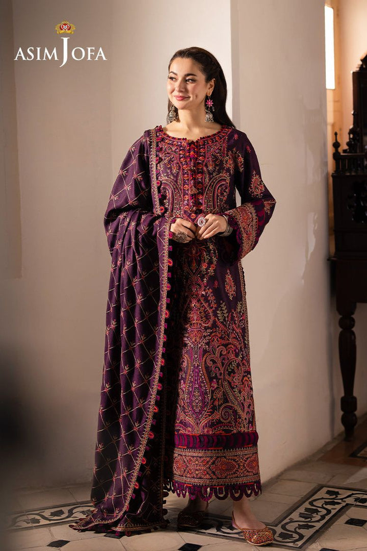 Design 2 - Asim Jofa Pashmina Stitched Collection