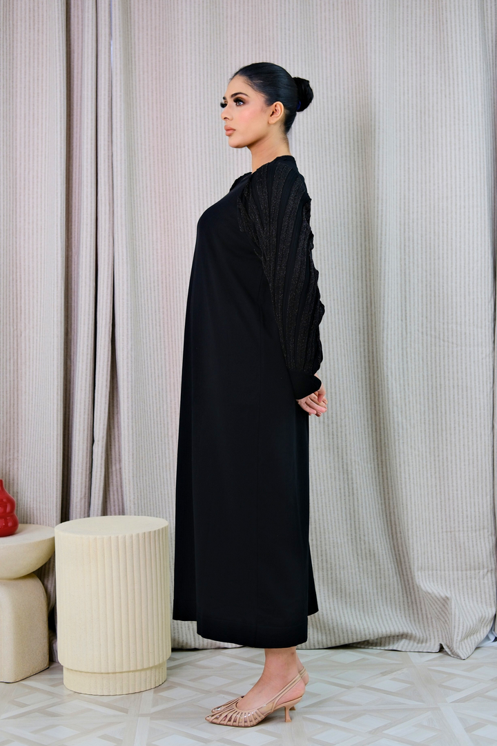 Safiya Black Knit Dress