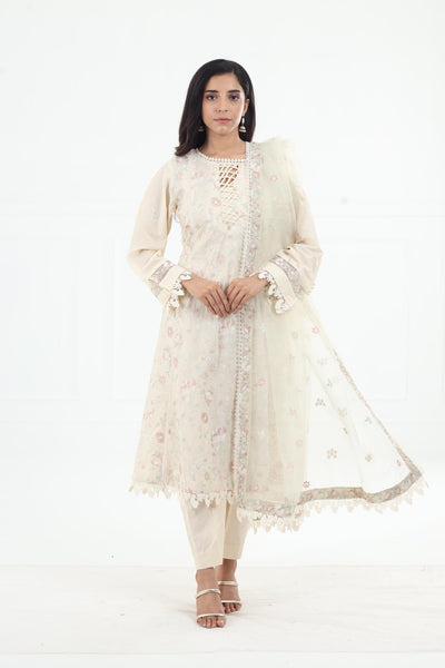 Daheer - Zarif Embroidered Stitched